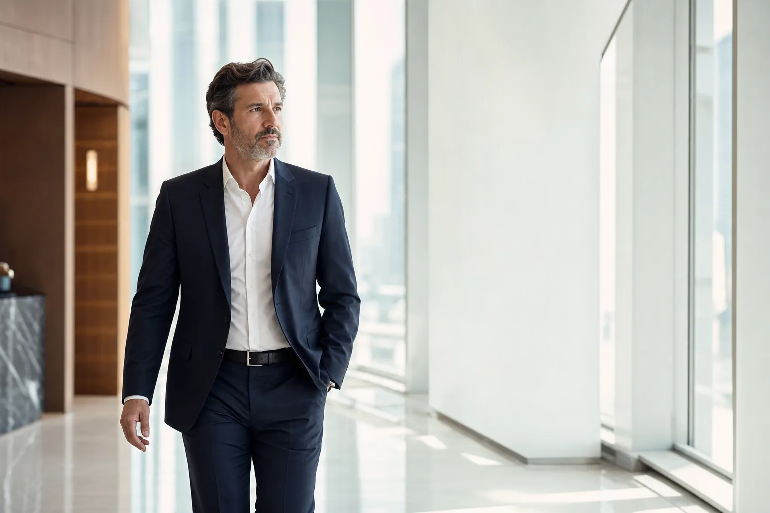A fractional COO at work in a Liverpool business setting